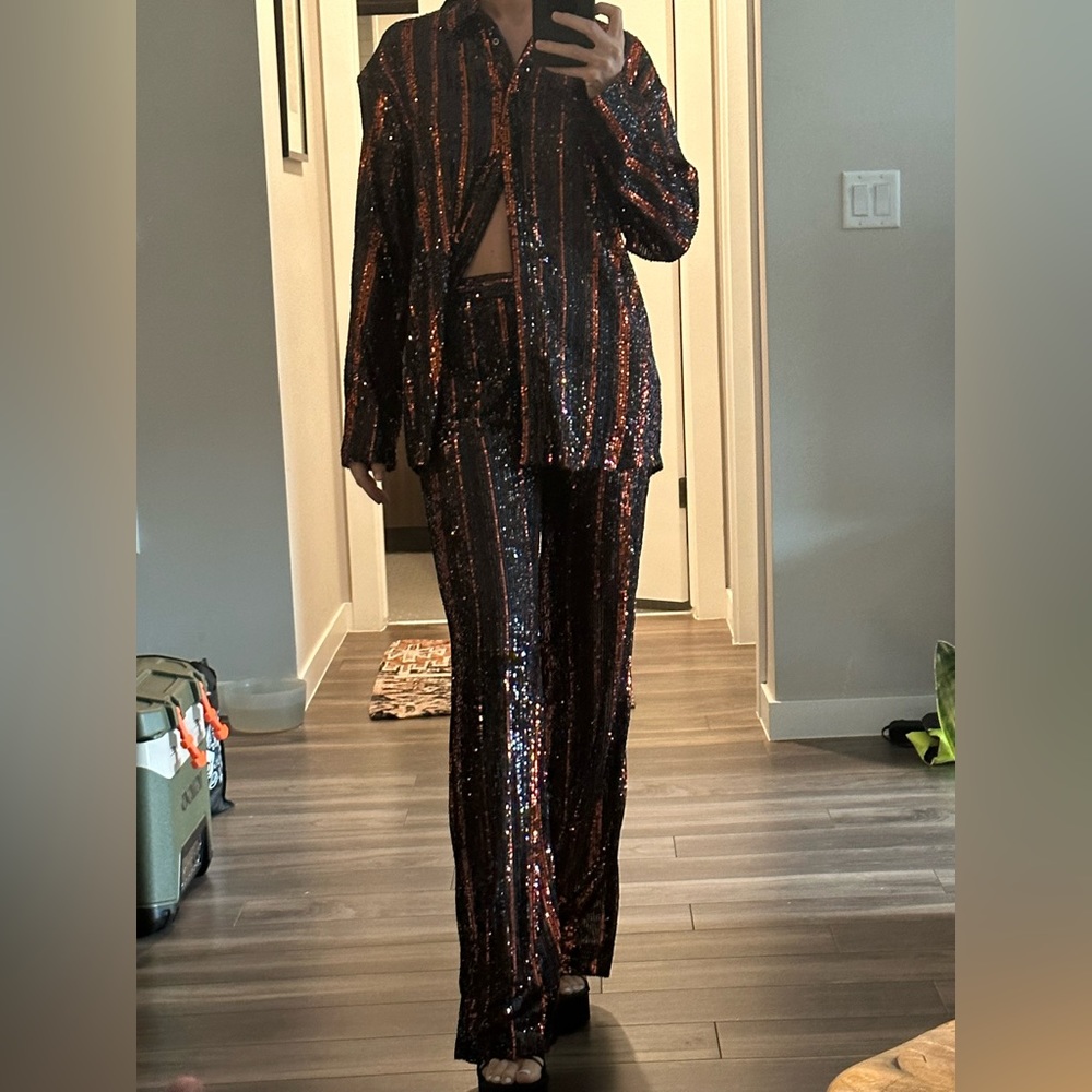 Zara sequin set